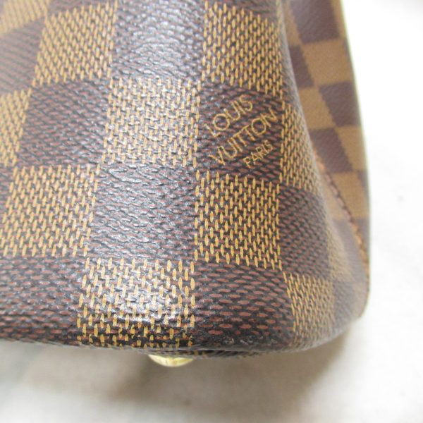 2101217883931 6 Louis Vuitton Kensington Shoulder Bag Coated Canvas Damier Black