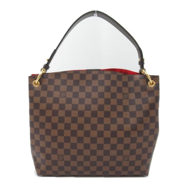 2101217884747 5 Louis Vuitton Graceful PM Shoulder Bag Coated Canvas Damier Brown