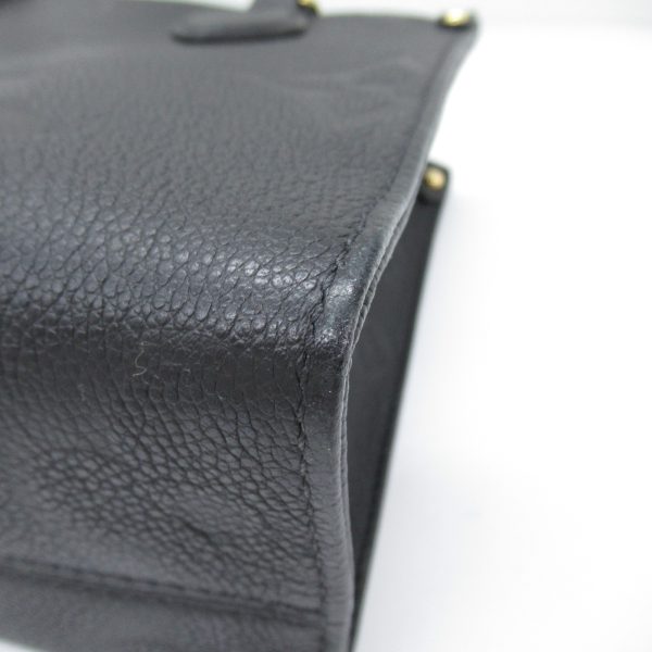 2101217884785 8 Louis Vuitton On the Go PM 2way Shoulder Bag Leather Monogram Empreinte Black