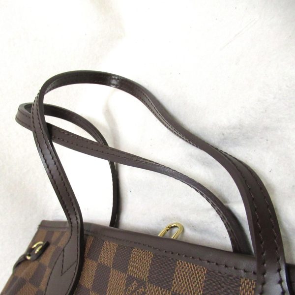 2101217885010 5 Louis Vuitton Neverfull PVC Coated Canvas Damier Womens Tote bag Brown