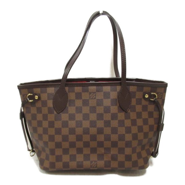 21012178850510 1 1 Louis Vuitton Neverfull PVC Coated Canvas Damier Womens Tote bag Brown