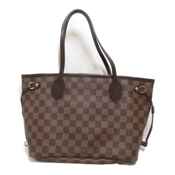 21012178850510 1 2 Louis Vuitton Neverfull PVC Coated Canvas Damier Womens Tote bag Brown