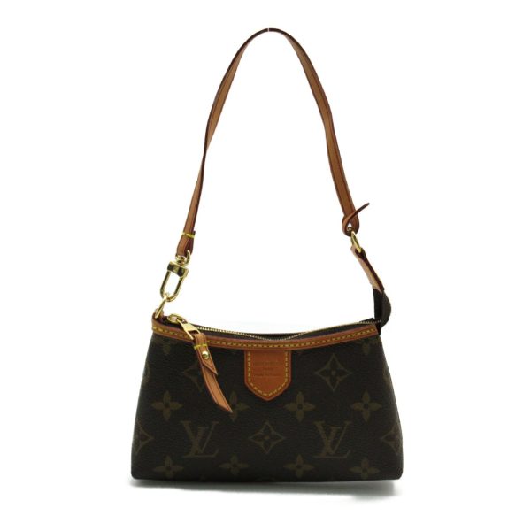 2101217885263 1 Louis Vuitton Mini Pochette Delightful Pouch With Handle Shoulder Bag PVC Coated Canvas Monogram Brown