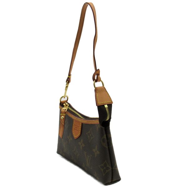 2101217885263 2 Louis Vuitton Mini Pochette Delightful Pouch With Handle Shoulder Bag PVC Coated Canvas Monogram Brown