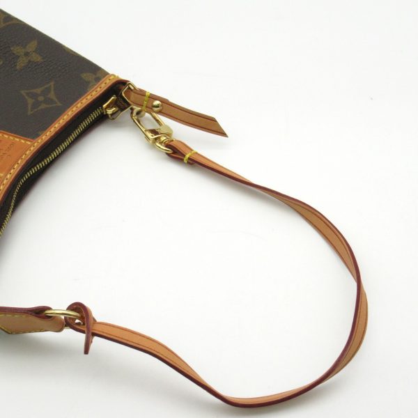 2101217885263 9 1 Louis Vuitton Mini Pochette Delightful Pouch With Handle Shoulder Bag PVC Coated Canvas Monogram Brown