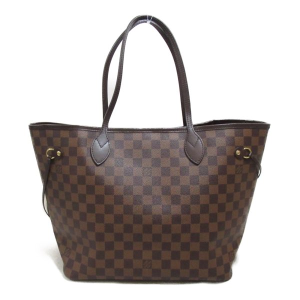 2101217885591 2 Louis Vuitton Neverfull MM Tote Bag Coated Canvas Damier Brown