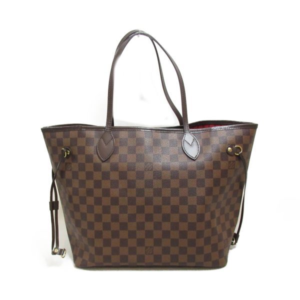 2101217885591 3 Louis Vuitton Neverfull MM Tote Bag Coated Canvas Damier Brown