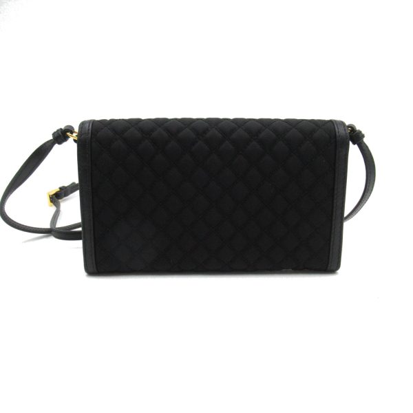 2101217886147 2 Prada Shoulder Wallet Shoulder Bag Nylon Leather Black