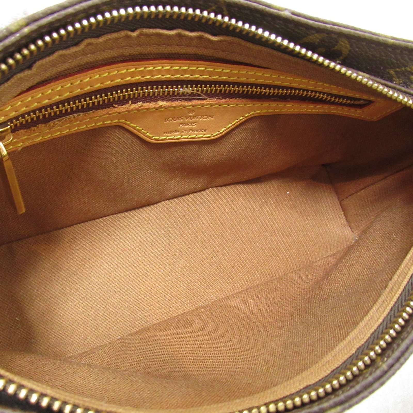 Louis Vuitton Trotter Shoulder Bag Coated Canvas Monogram Brown - Image 5