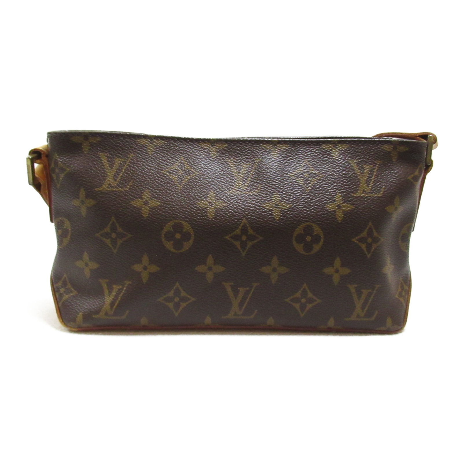 Louis Vuitton Trotter Shoulder Bag Coated Canvas Monogram Brown - Image 2