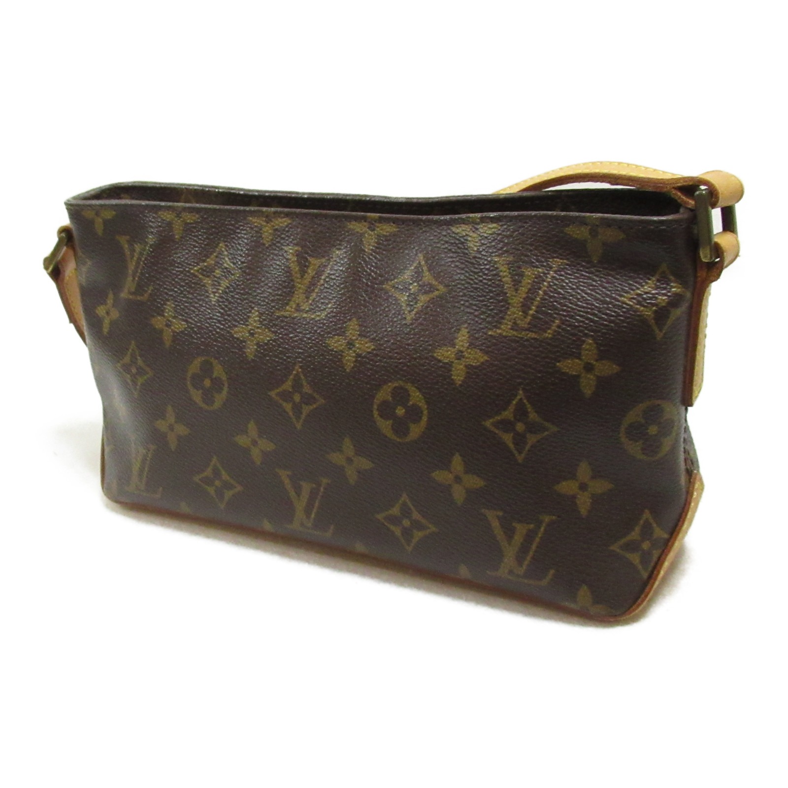 Louis Vuitton Trotter Shoulder Bag Coated Canvas Monogram Brown - Image 3