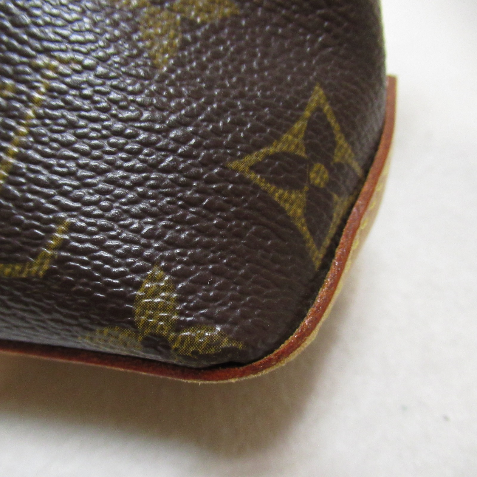 Louis Vuitton Trotter Shoulder Bag Coated Canvas Monogram Brown - Image 8