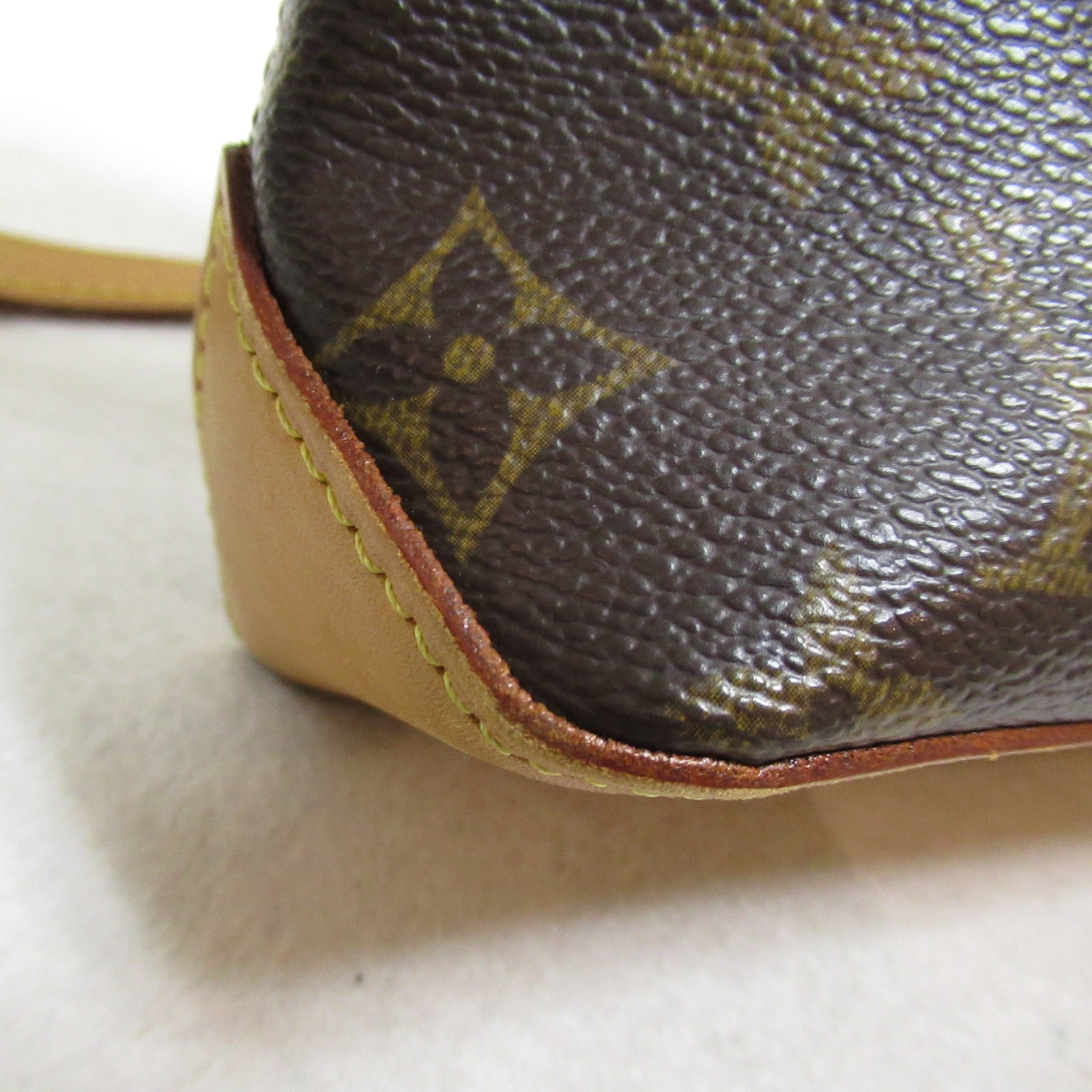 Louis Vuitton Trotter Shoulder Bag Coated Canvas Monogram Brown - Image 9