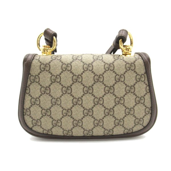 2101217893343 2 Gucci Blondie Mini Shoulder Bag 2 way PVC Coated Canvas Brown