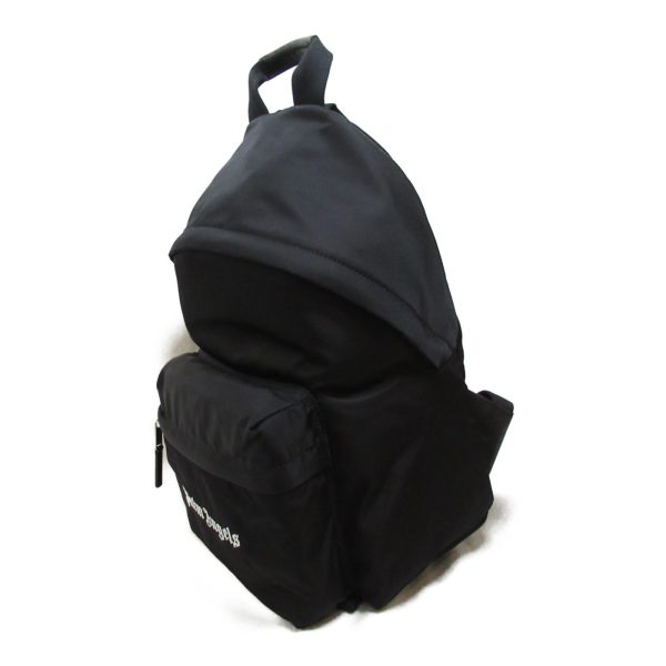 2101217895897 4 Palm Angels Nylon Mens Womens Rucksack Backpack Black