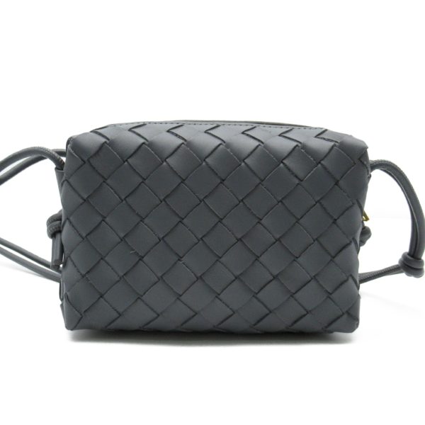 2101217896580 3 BOTTEGA VENETA Body bag Shoulder bag Shoulder bag Bag Lambskin Gray Thunder