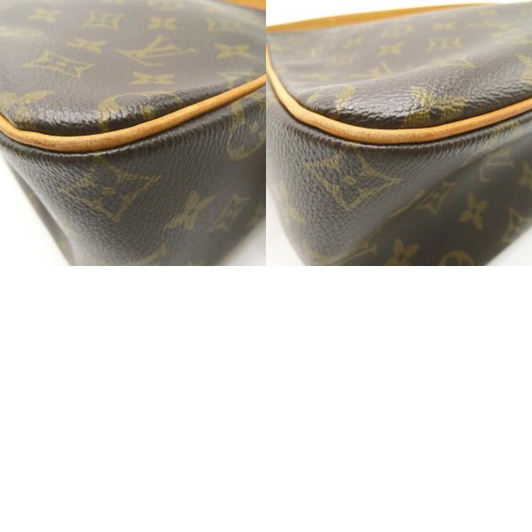 2101217898454 13c Louis Vuitton Viva Cite GM PVC Coated Canvas Shoulder Bag Brown