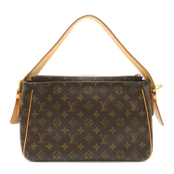 2101217898454 2 Louis Vuitton Viva Cite GM PVC Coated Canvas Shoulder Bag Brown