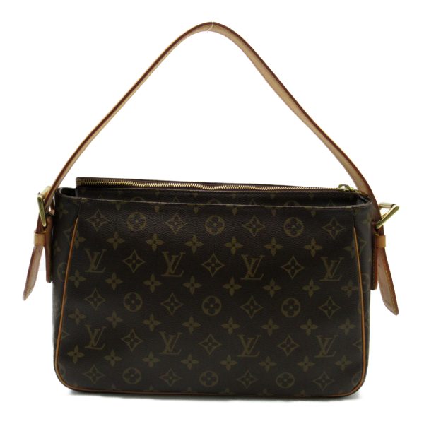 2101217898614 3 Louis Vuitton Viva Cite GM Shoulder Bag PVC Coated Canvas Monogram Brown