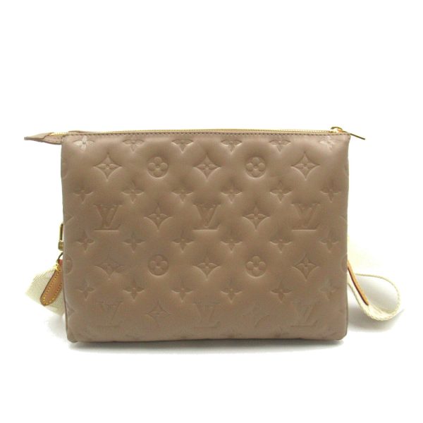 2101217898812 3 Louis Vuitton Coussin PM 2 Way Shoulder Bag Lambskin Beige