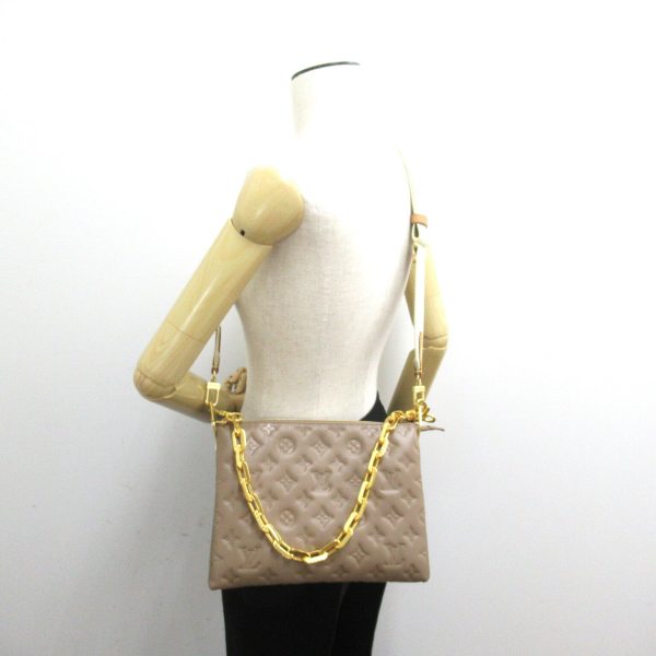 2101217898812 6 Louis Vuitton Coussin PM 2 Way Shoulder Bag Lambskin Beige