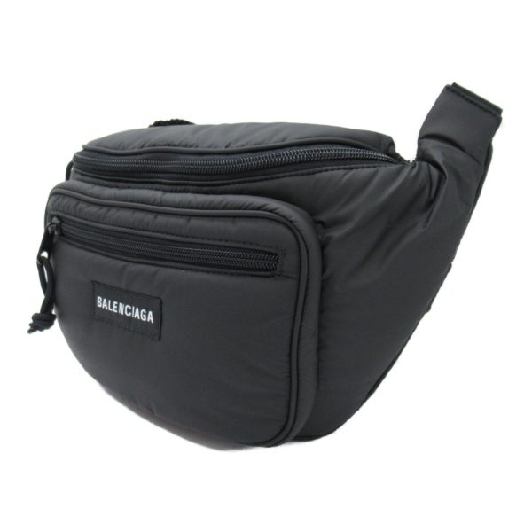 2101217899093 3 Balenciaga Waist Bag Polyurethane Body Bag Black