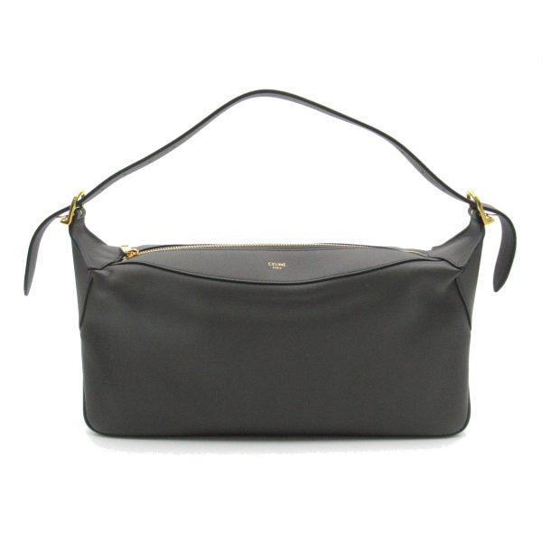 2101217899611 1 Celine Romy Calfskin Shoulder Bag Gray