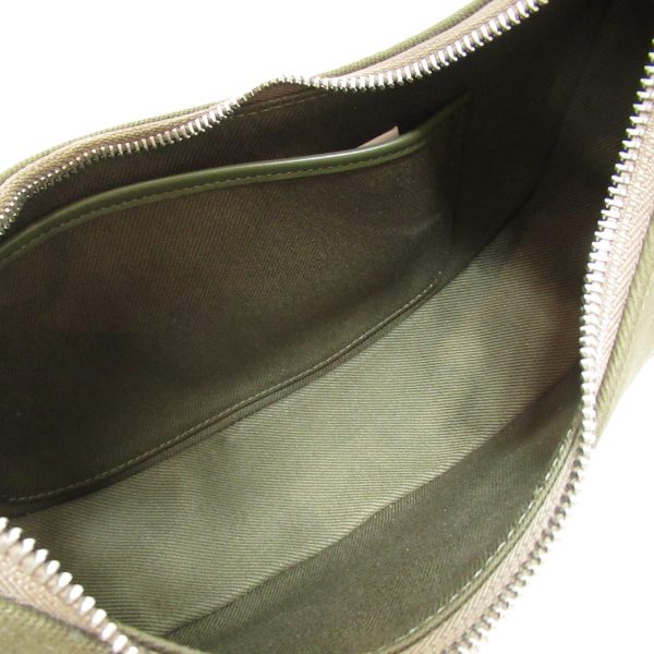 2101217899697 9 Celine Basic Chouchou Hobo Bag Canvas Shoulder Bag Green