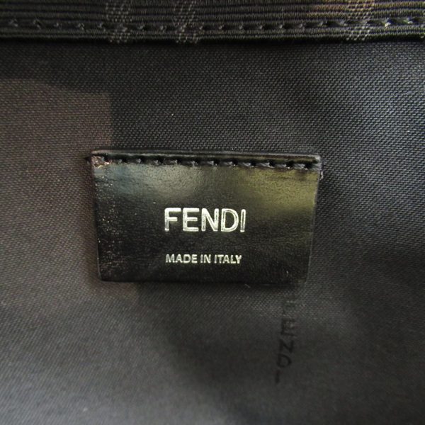 2101217899888 10 Fendi 2 Way Tote Bag Fabric Handbag Black