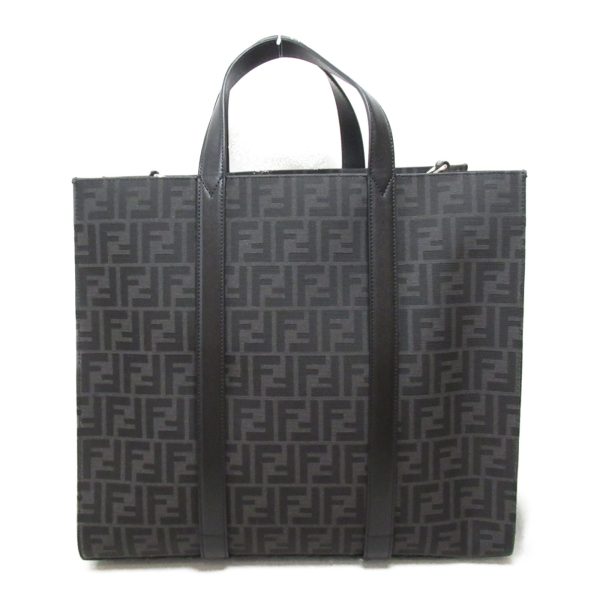 2101217899888 3 Fendi 2 Way Tote Bag Fabric Handbag Black