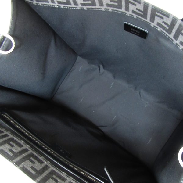 2101217899888 9 Fendi 2 Way Tote Bag Fabric Handbag Black