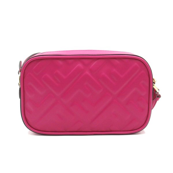 2101217900270 2 Fendi Camera Mini Shoulder Bag Leather Pink