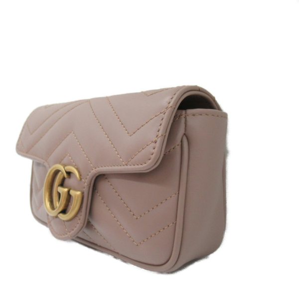 2101217902533 5 GUCCI Chain Shoulder Bag Leather Shoulder Bag Beige