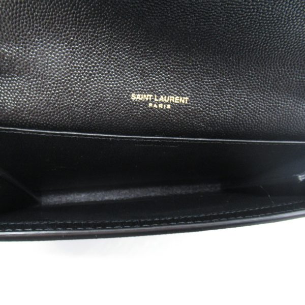 2101217905350 2 Saint Laurent Chain Shoulder Bag Black Leather Shoulder Bag