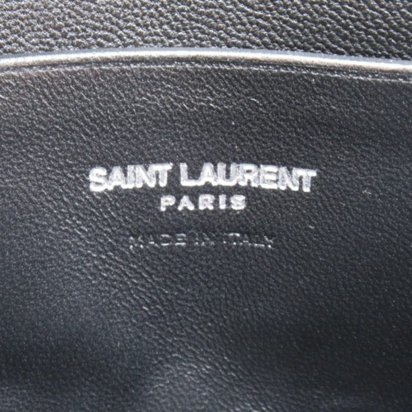 2101217905428 3 Saint Laurent Chain Leather Shoulder Bag Black