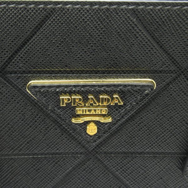 2101217905725 9 Prada 2 Way Leather Shoulder Bag Black