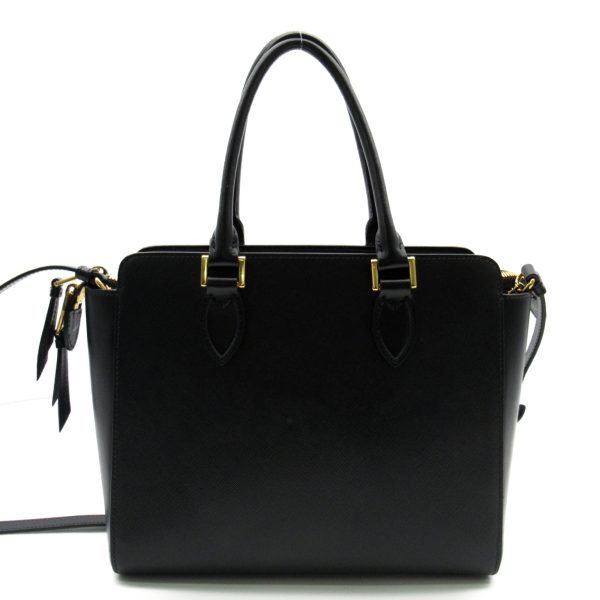 2101217905756 3 Prada 2 Way Saffiano Leather Tote Bag Black