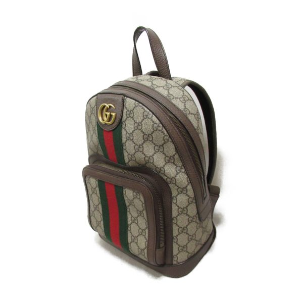 2101217908665 4 GUCCI Ophidia GG Small Backpack Rucksack Bag PVC Coated Canvas Beige