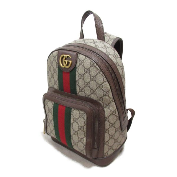 2101217908696 4 Gucci GG Supreme Backpack Rucksack Bag PVC Coated Canvas Leather Beige