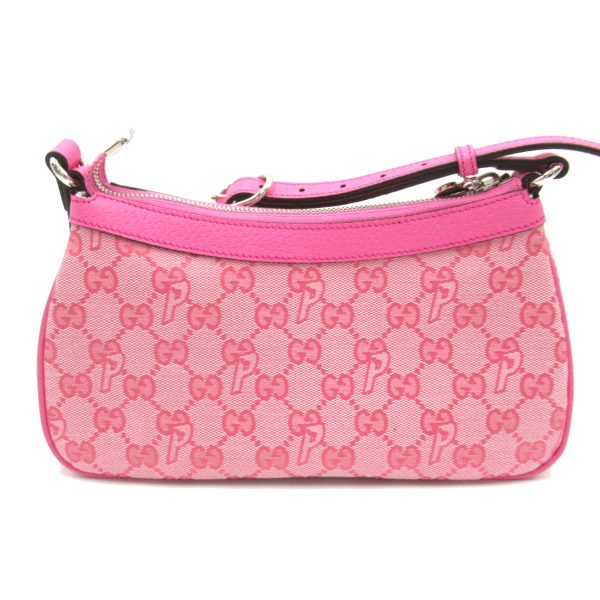 2101217909860 2 Gucci Palace Bag Shoulder GG Canvas Pink