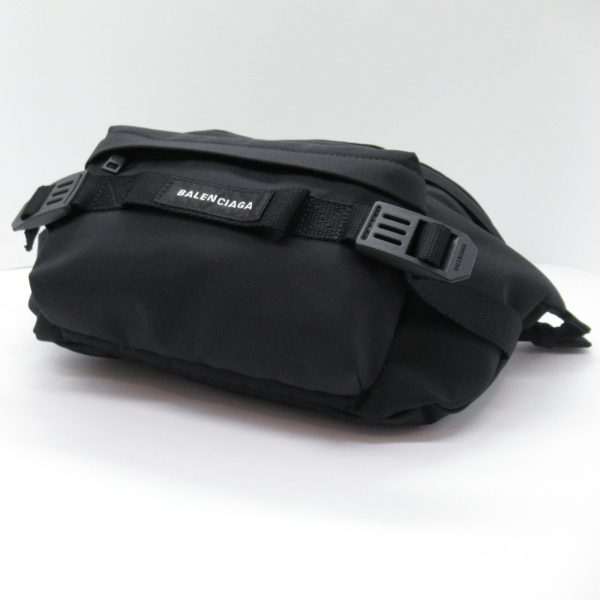 2101217910958 8 Balenciaga Waist Bag Nylon Body Bag Black