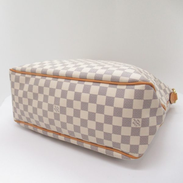 2101217913553 6 Louis Vuitton Delightful MM Shoulder Bag PVC Coated Canvas Damier Azur Ivory