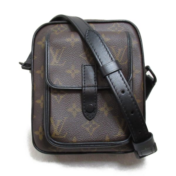 2101217917834 2 Louis Vuitton Christopher Wearable Wallet Shoulder Bag PVC Coated Canvas Monogram Macassar Brown