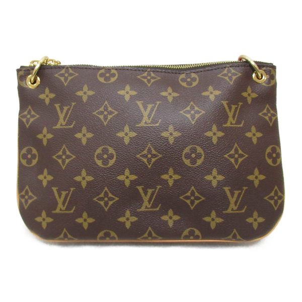 2101217918022 2 Louis Vuitton Loretta Shoulder Bag PVC Coated Canvas Monogram Brown