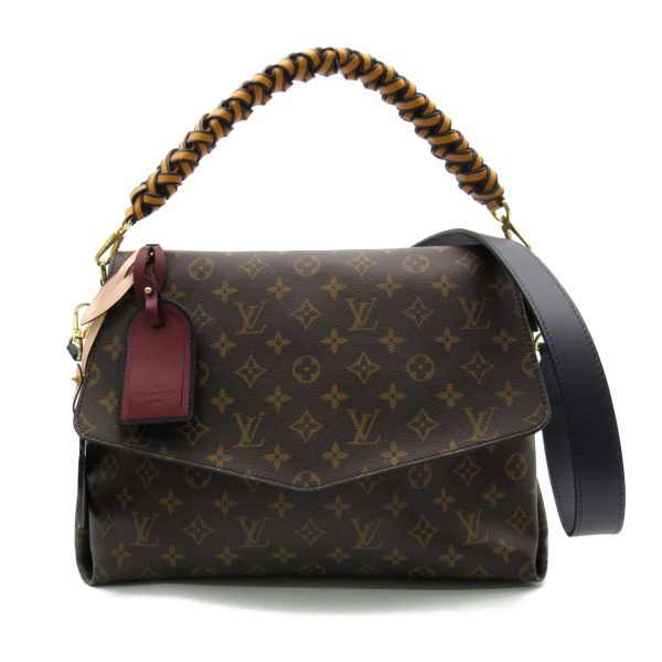 2101217918077 1 Louis Vuitton Beauvre MM Shoulder Bag PVC Coated Canvas Monogram Brown