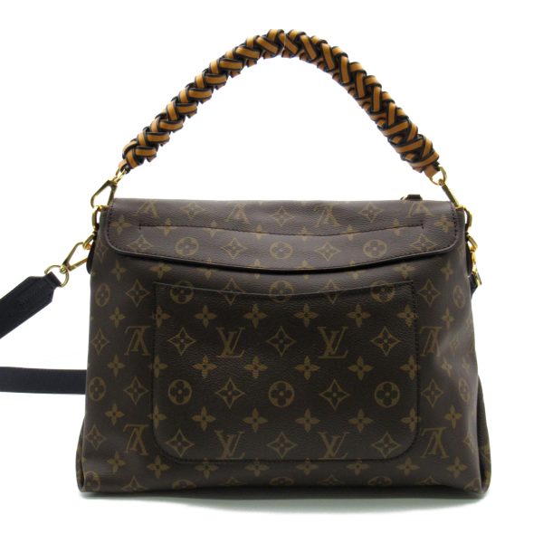 2101217918077 3 Louis Vuitton Beauvre MM Shoulder Bag PVC Coated Canvas Monogram Brown