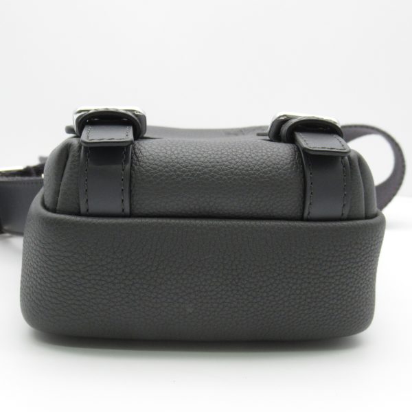 2101217925631 5 LOEWE Military Crossbody Shoulder Bag Leather Gray