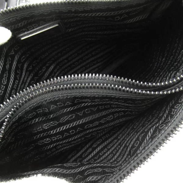 2101217927833 6 PRADA Mens Womens Nylon Shoulder Bag Black