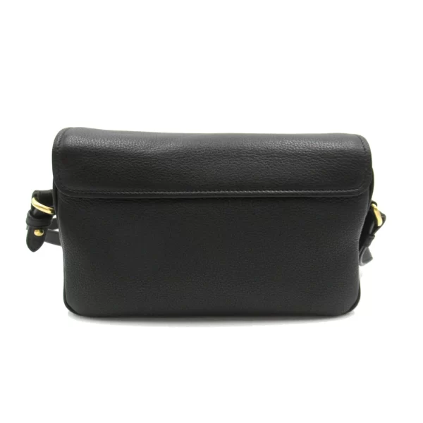 2101217928854 2 PRADA Womens Leather Shoulder Bag Black