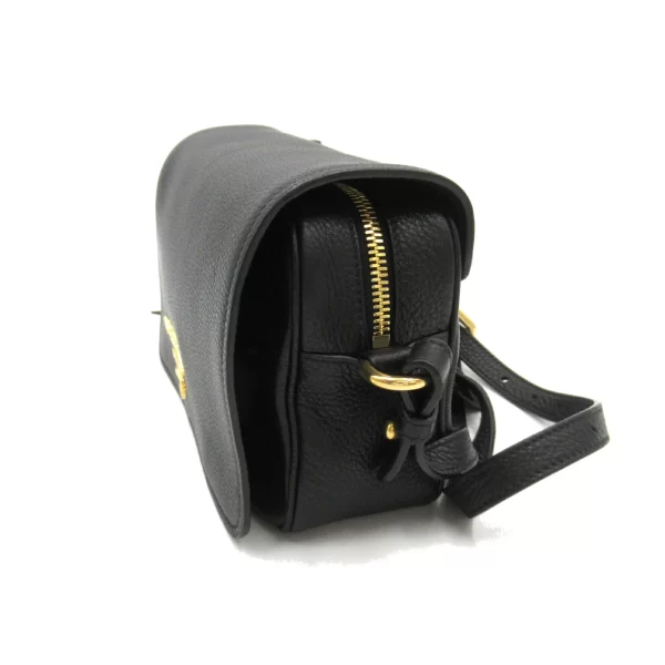 2101217928854 3 PRADA Womens Leather Shoulder Bag Black